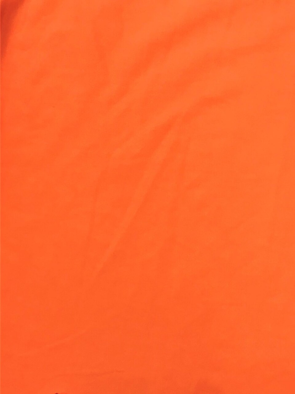 1 Yard Orange Poly Cotton Fabric Bright, Lightweight, and Breathable 59/60″ Wide